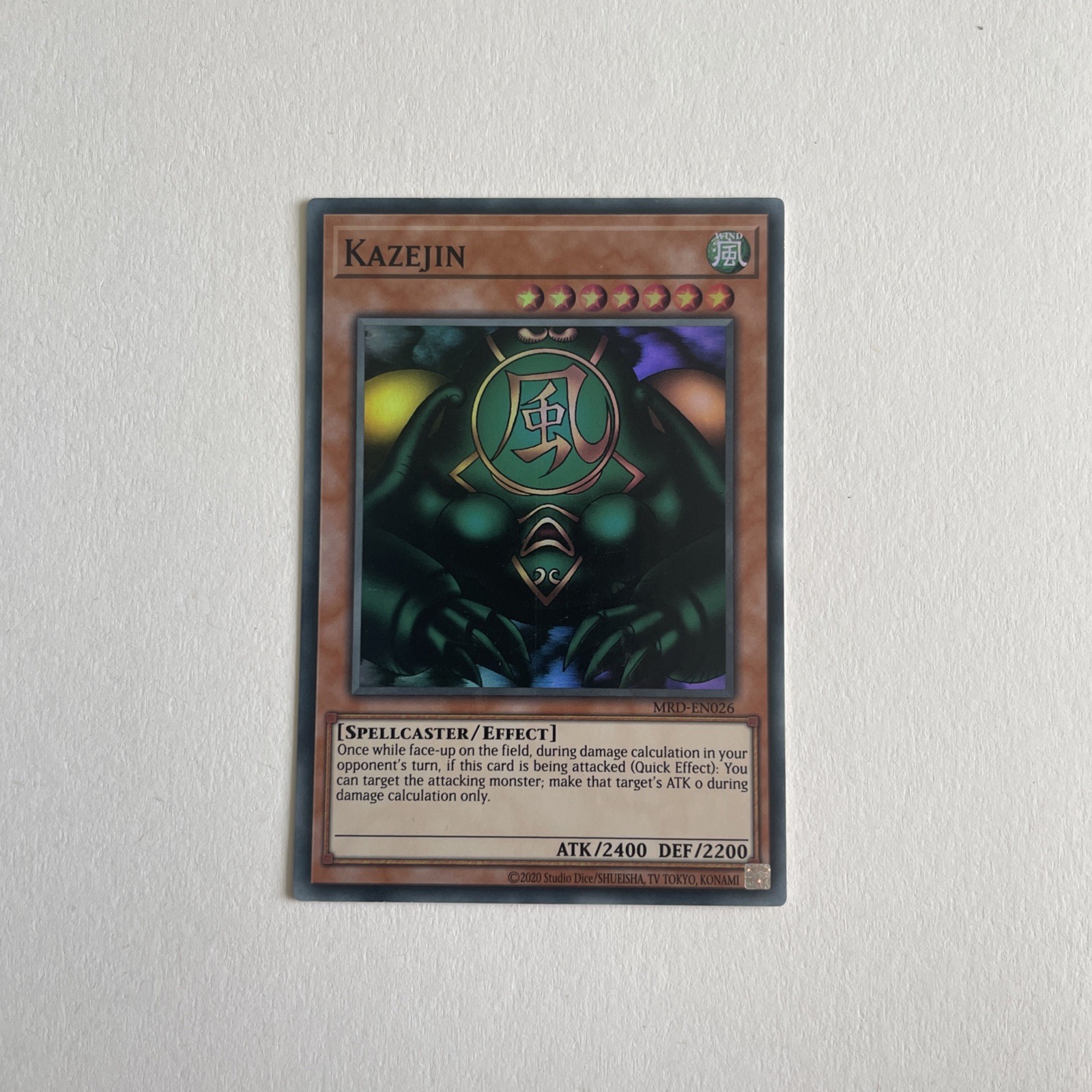 Kazejin - Super Rare MRD-EN026 - YuGiOh Kazejin - Super Rare MRD-EN026 - YuGiOh
