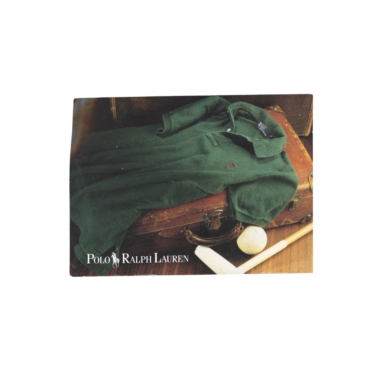 Vintage Polo Ralph Lauren Postcard Advertising Green Polo Shirt Promo Card 90s Vintage Polo Ralph Lauren Postcard Advertising Green Polo Shirt Promo Card 90s
