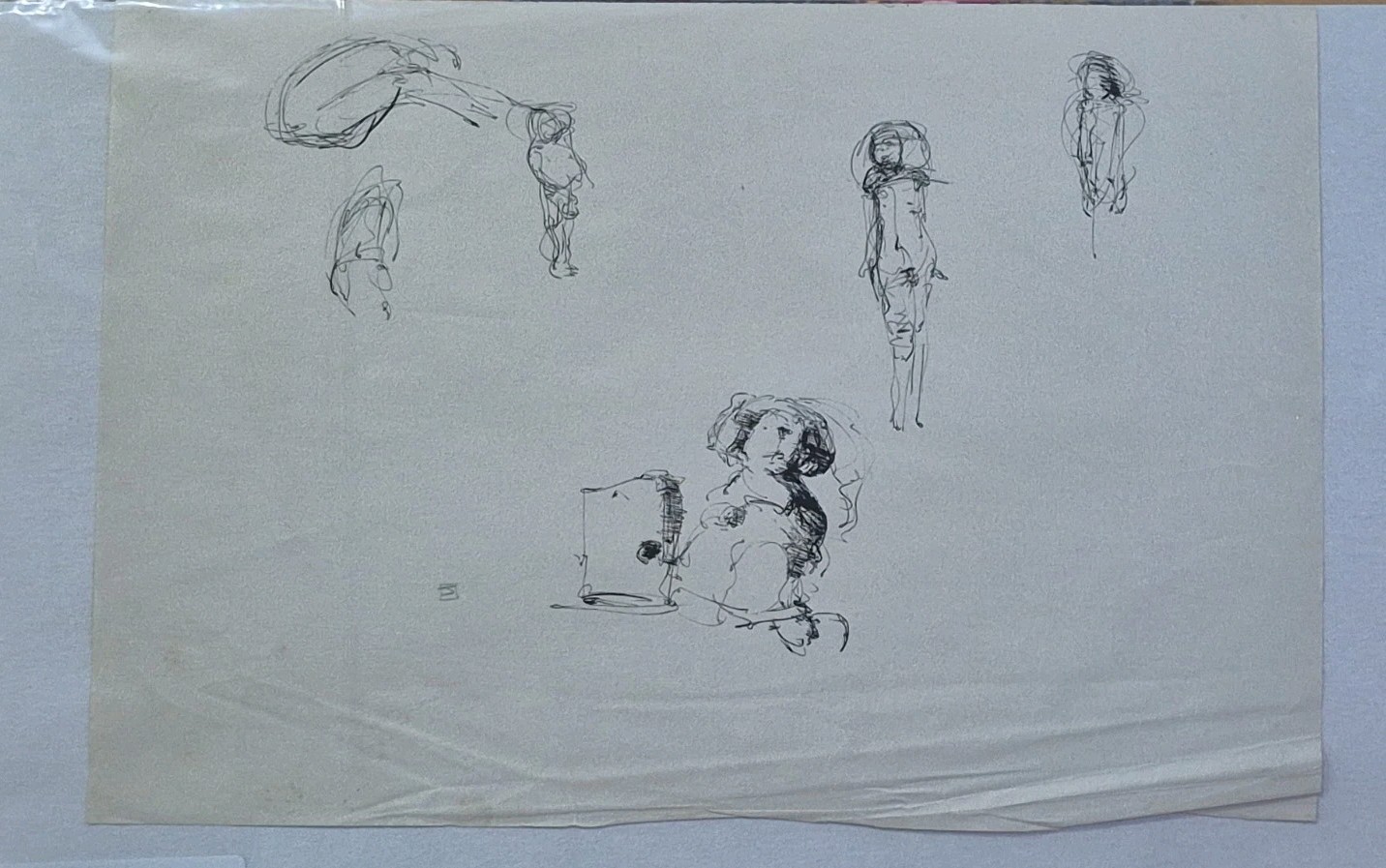 Jeff Jeffrey Catherine Jones Vintage Large Ink Sketchpad Original Spacewoman Art Jeff Jeffrey Catherine Jones Vintage Large Ink Sketchpad Original Spacewoman Art
