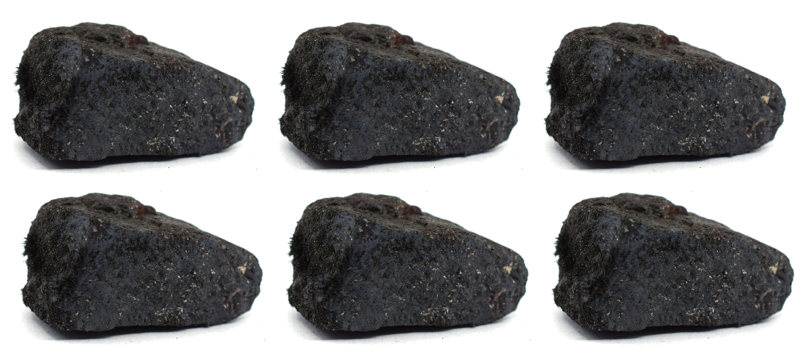 6PK Raw Lodestone Rock Specimens, 1" - Geologist Selected Samples - Eisco Labs 6PK Raw Lodestone Rock Specimens, 1" - Geologist Selected Samples - Eisco Labs