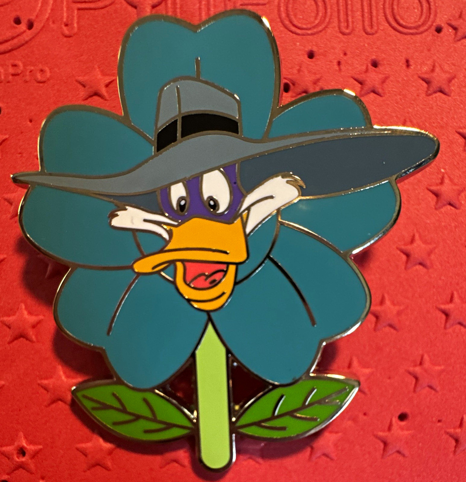Disney Blooms Darkwing Duck Flowers Theme Enamel Pin - Single - Disney Franchise