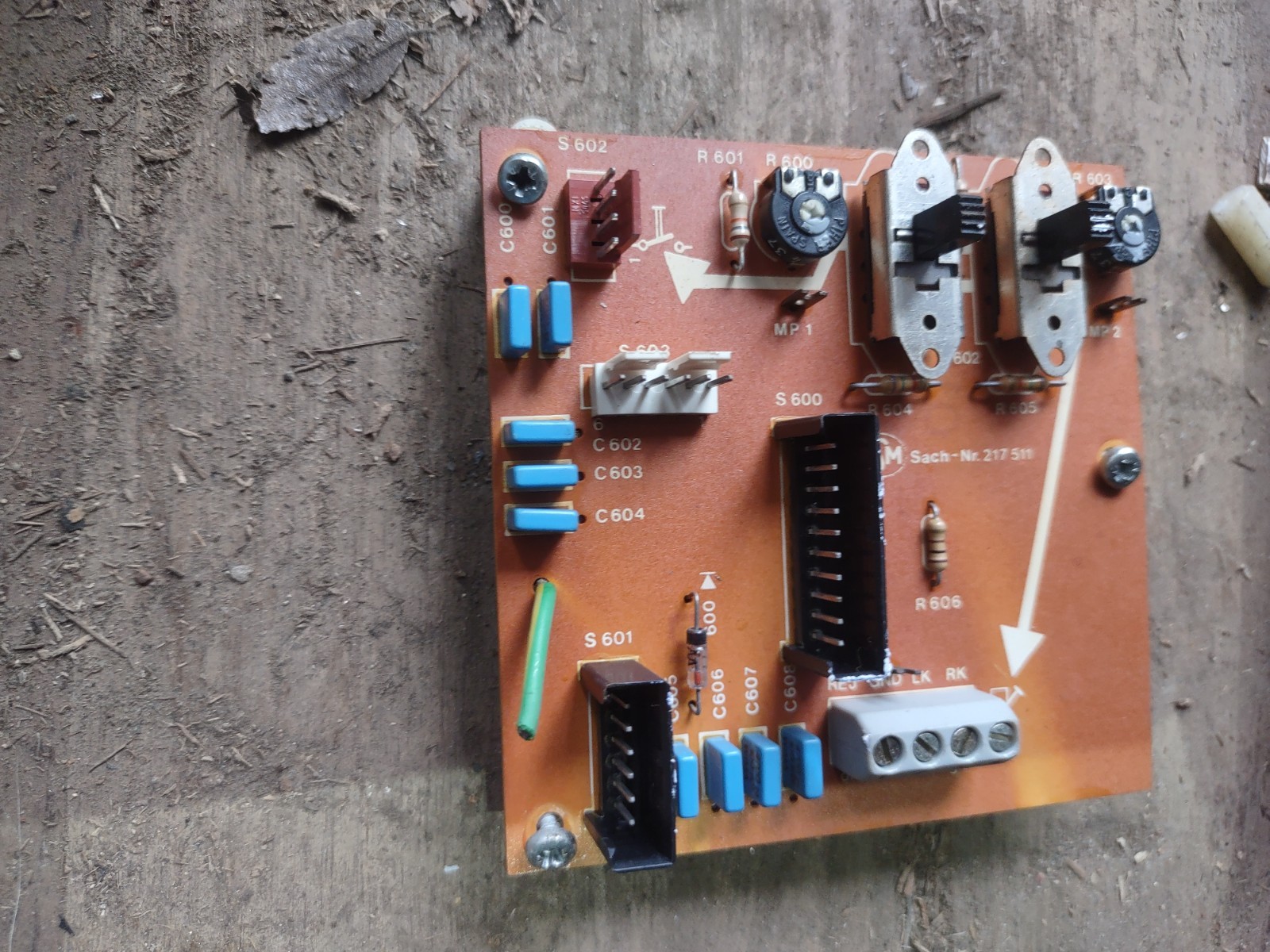 nsm satellite 200 arcade jukebox pcb part #8
