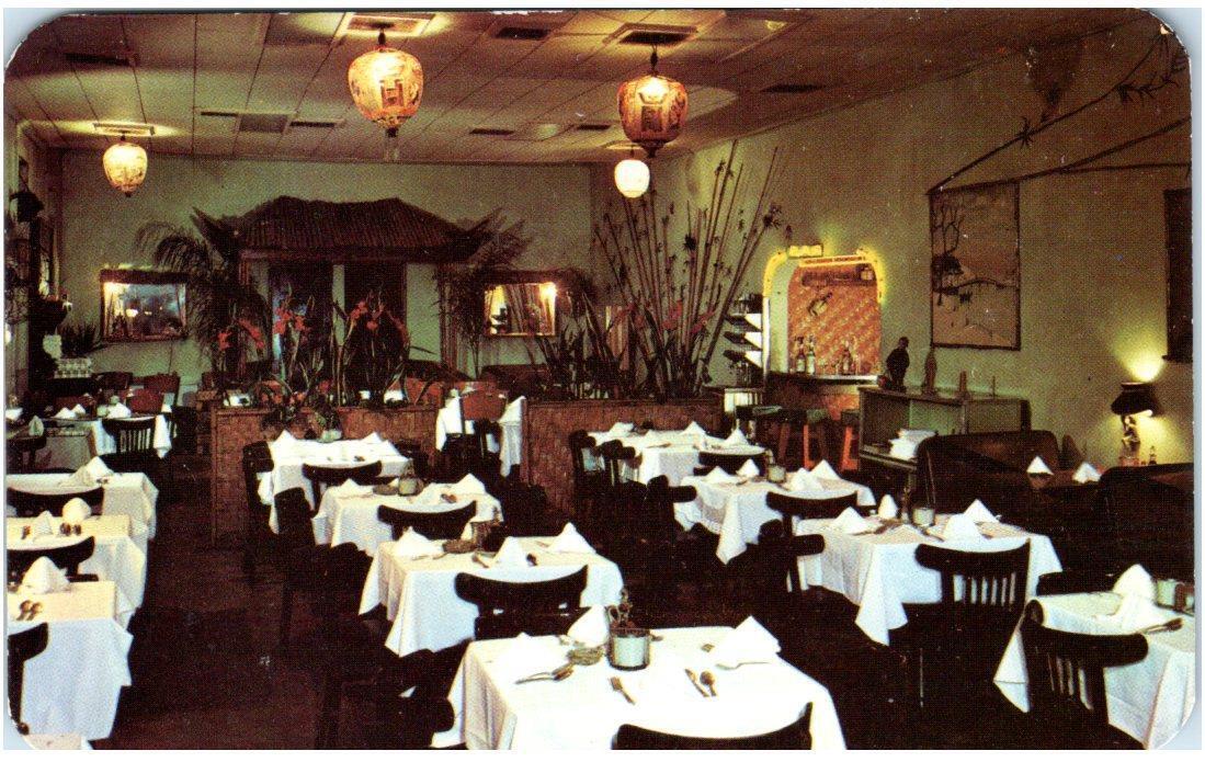 KEY WEST, Florida FL ~ Roadside LEE'S ORIENT Chinese Restaurant c1960s Postcard