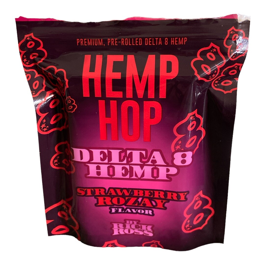Strawberry Rozay Hemp Hop Prerolls by Rick Ross Premium