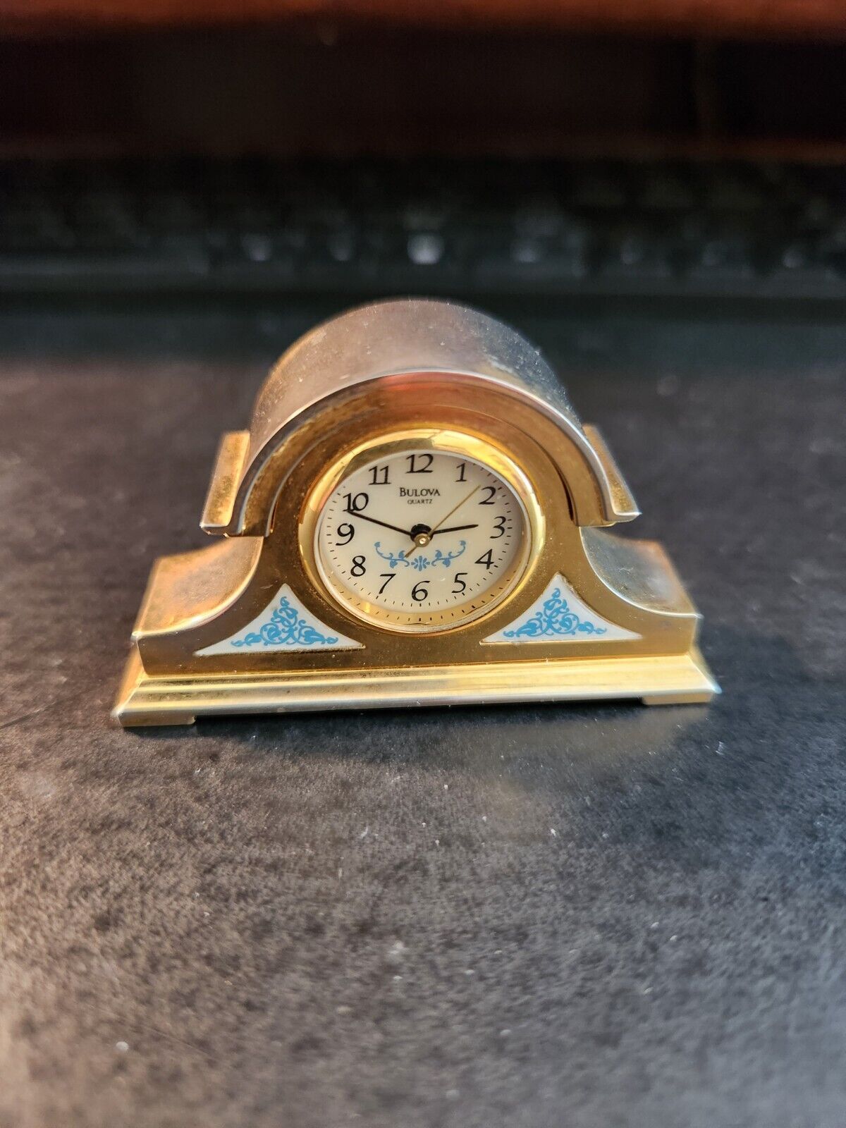 Bulova Grafton Mantle #B0548 Mini Boutique Collectible Clock. Rare