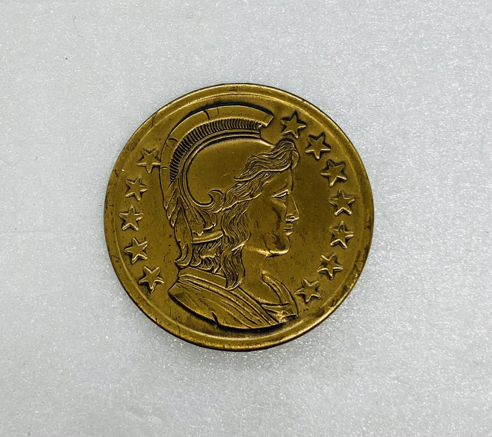 Rare Roman Gladiator Bronze Medallion Coin Pin Back Antique Art Medal 23 Rare Roman Gladiator Bronze Medallion Coin Pin Back Antique Art Medal 23