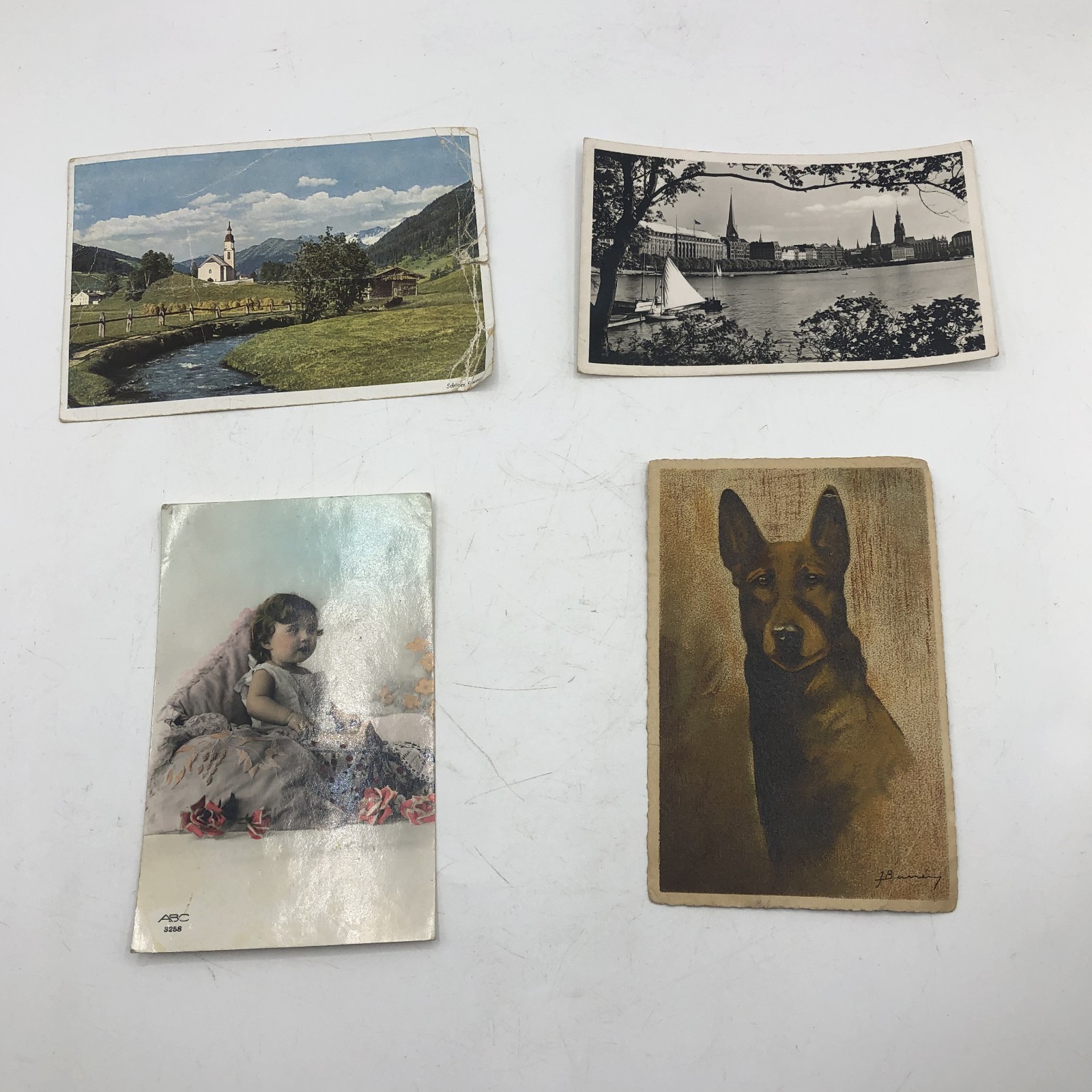 Vintage WWII Postcards Lot 1945 US Army Censor Stamped APO & German Feldpost Vintage WWII Postcards Lot 1945 US Army Censor Stamped APO & German Feldpost