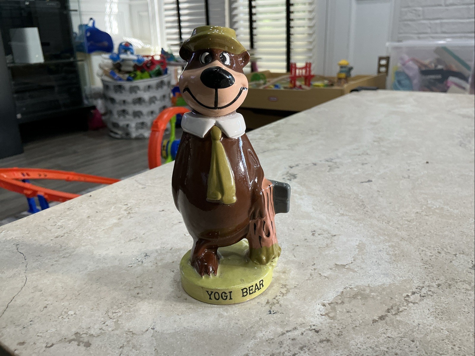 Yogi Bear Hanna Barbera Ceramic Figurine 1960 Vintage Idea Inc Japan
