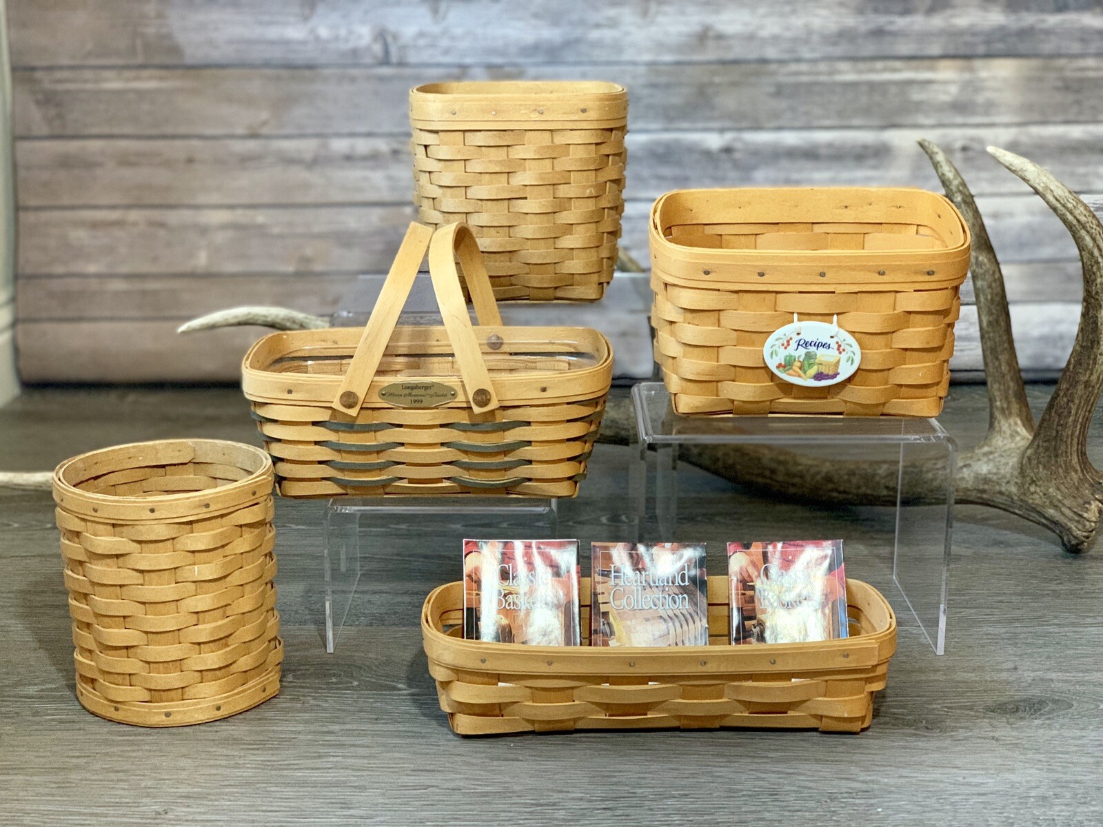 5 Spring Longaberger Baskets Recipe Woven Memories 1999 2000 2002 2004 5 Spring Longaberger Baskets Recipe Woven Memories 1999 2000 2002 2004