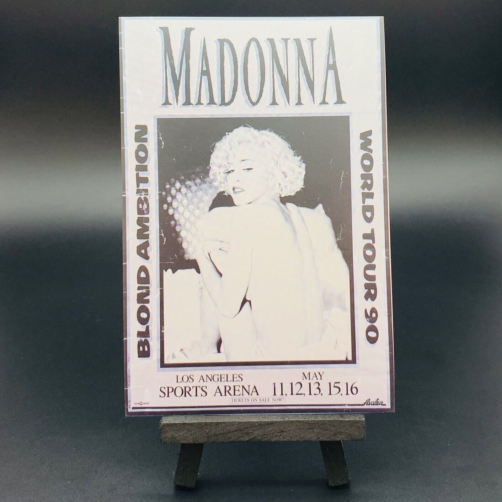 Madonna Blond Ambition World Tour 90 Concert 4 x 6 Trading Poster Card Wall Art