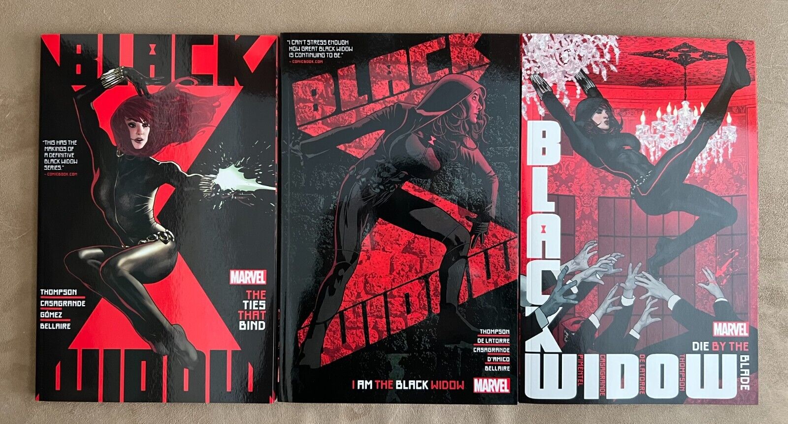 Black Widow By Kelly Thompson TPB Volumes 1-3 Complete Series