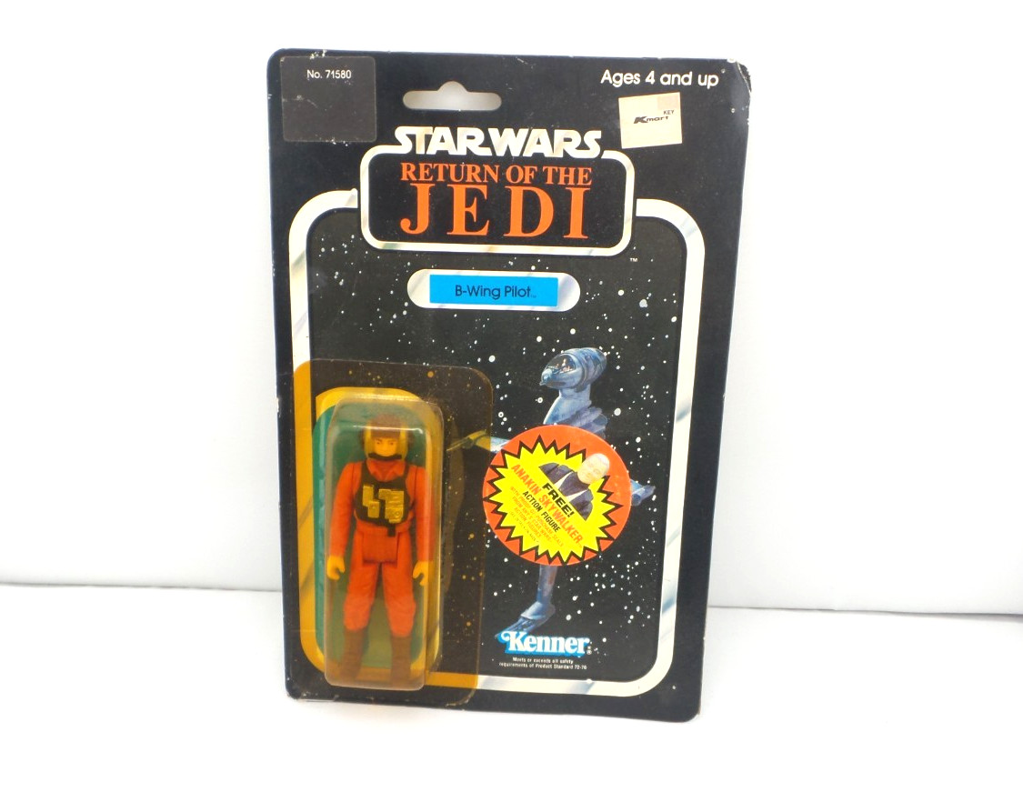 Vintage Star Wars ROTJ B-WING PILOT-Anakin Offer Vintage Star Wars ROTJ B-WING PILOT-Anakin Offer