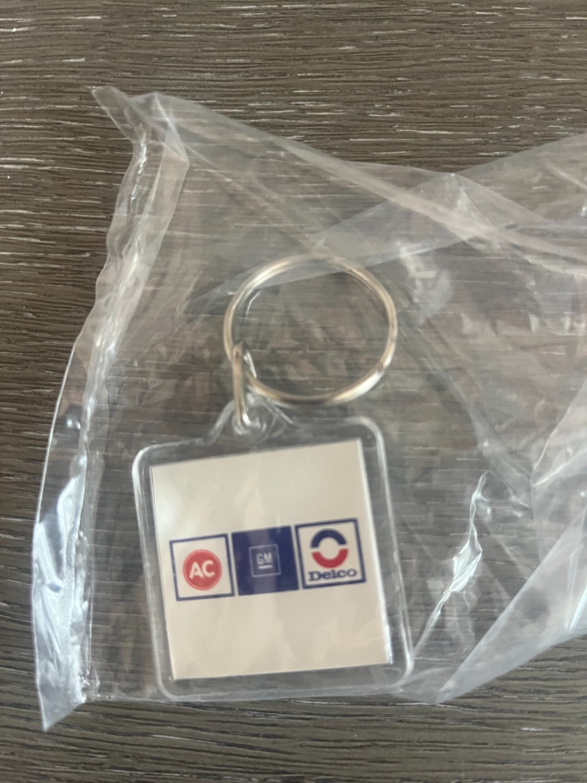 Vintage Unopened AC GM Delco General Motors Lucite Keychain Vintage Unopened AC GM Delco General Motors Lucite Keychain