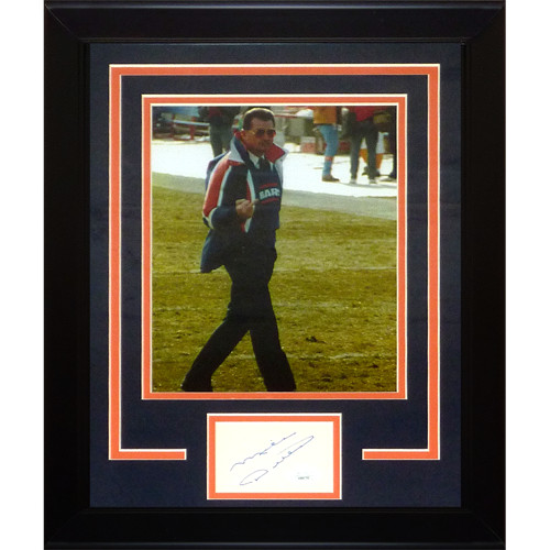 Mike Ditka Autographed Chicago Bears (Middle Finger) "Signature Series" Frame - Mike Ditka Autographed Chicago Bears (Middle Finger) "Signature Series" Frame -