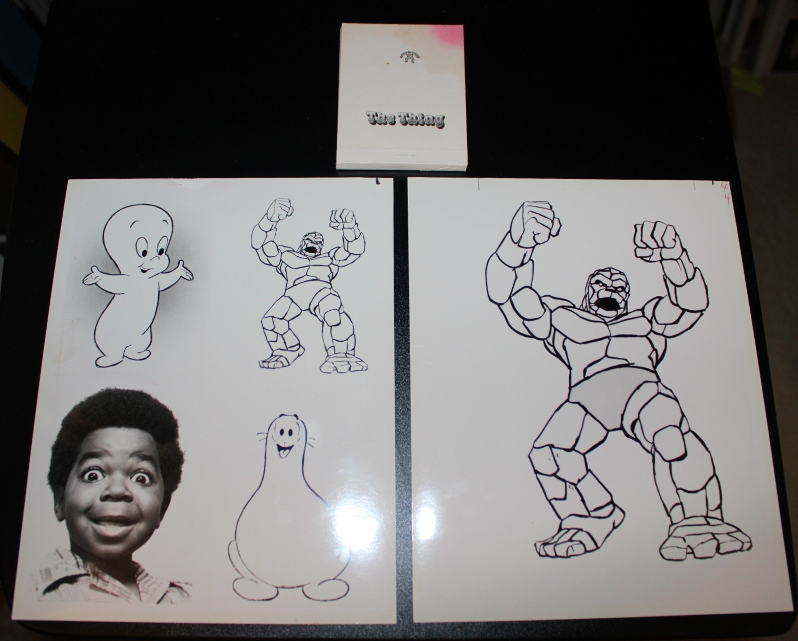 Rare 1978 Hanna Barbera NBC The Thing Cartoon Publicity Flipbook - Marvelmania