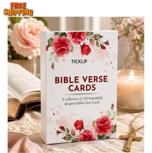 Bible Verse Cards – 120 Scripture Prayer Cards with KJV Bible Verses, Encoura... Bible Verse Cards – 120 Scripture Prayer Cards with KJV Bible Verses, Encoura...