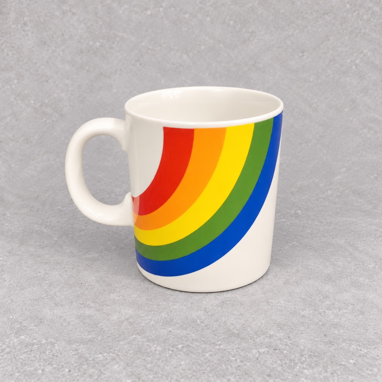 Vintage 1980s Rainbow Mug Pride LGBTQ Retro Ceramic Coffee Cup FTD 80s Decor Vintage 1980s Rainbow Mug Pride LGBTQ Retro Ceramic Coffee Cup FTD 80s Decor