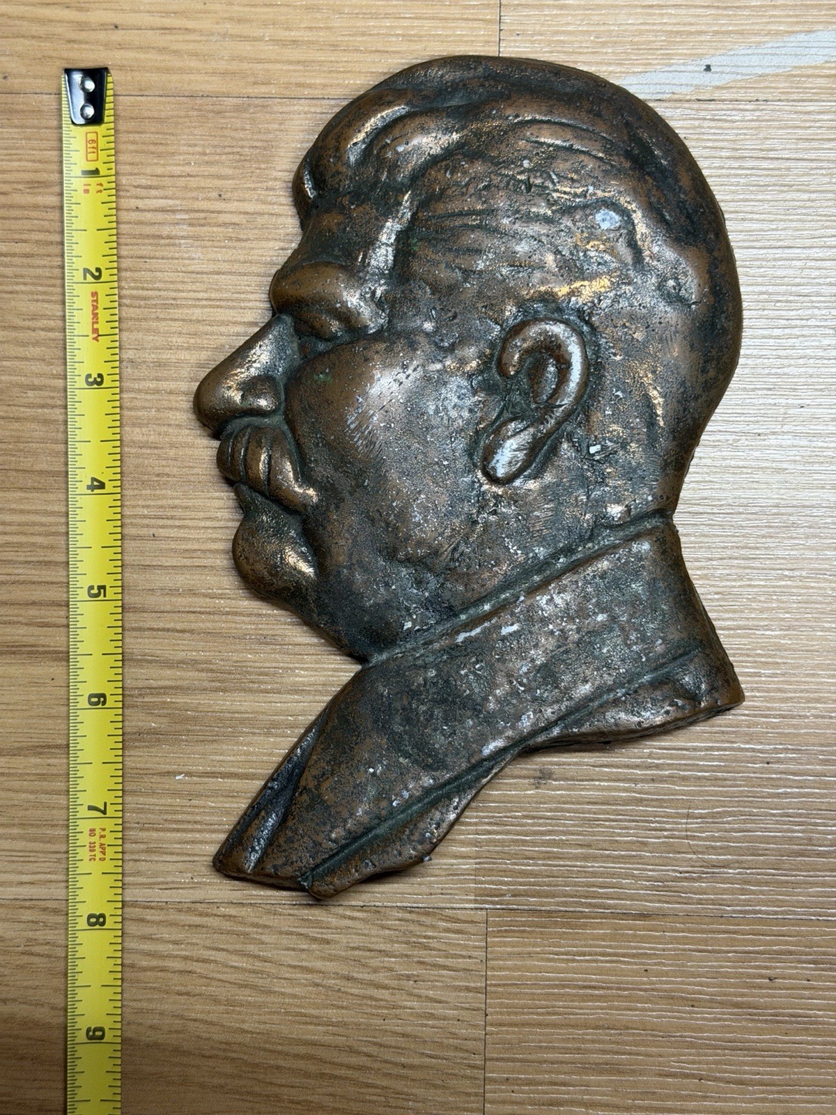 Soviet Vintage Joseph Stalin Bas-Relief Bronze Plaque 1950's USSR Communism WW2 Soviet Vintage Joseph Stalin Bas-Relief Bronze Plaque 1950's USSR Communism WW2