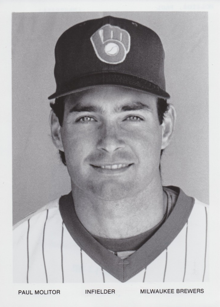 1988 Press Photo Team Issue Brewers Paul Molitor, used for Donruss Baseball Card 1988 Press Photo Team Issue Brewers Paul Molitor, used for Donruss Baseball Card
