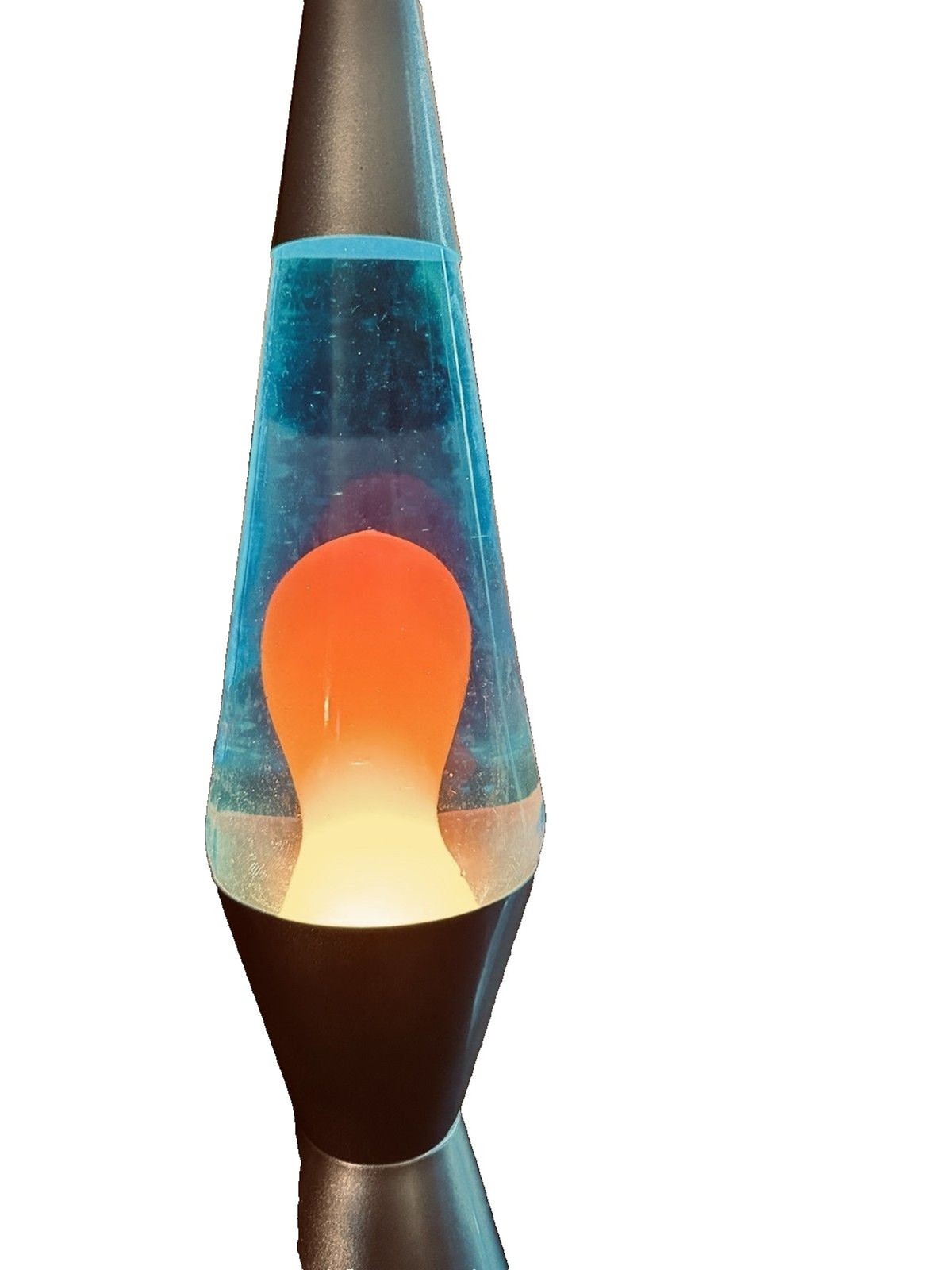 The Original Lava Mood Lamp 14.5" Custom Blood Orange Flowing Lava/Blue Liquid The Original Lava Mood Lamp 14.5" Custom Blood Orange Flowing Lava/Blue Liquid