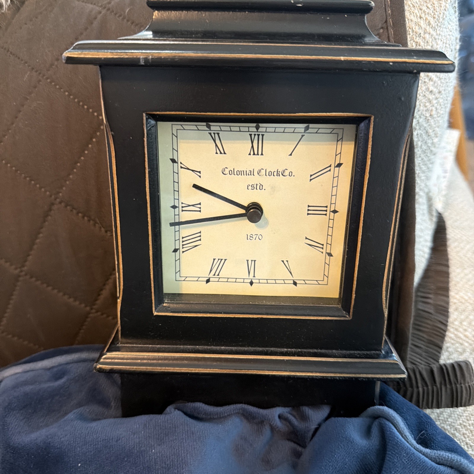 Colonial Clock Company 1870 Vintage Small Desk Clock World Market