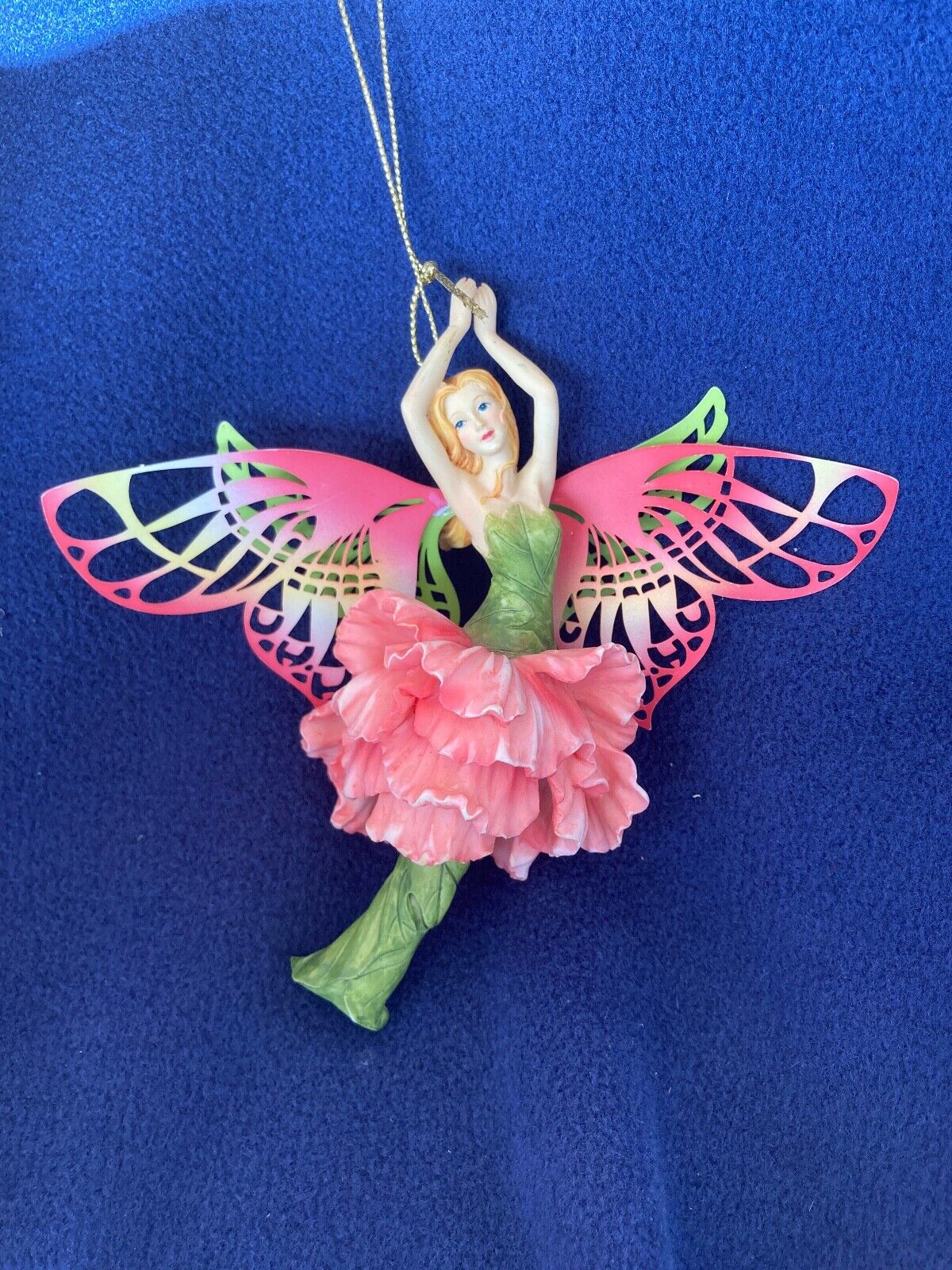 Ashton Drake Galleries Butterfly Fairies Ornament Collection Hope-Filled Peony