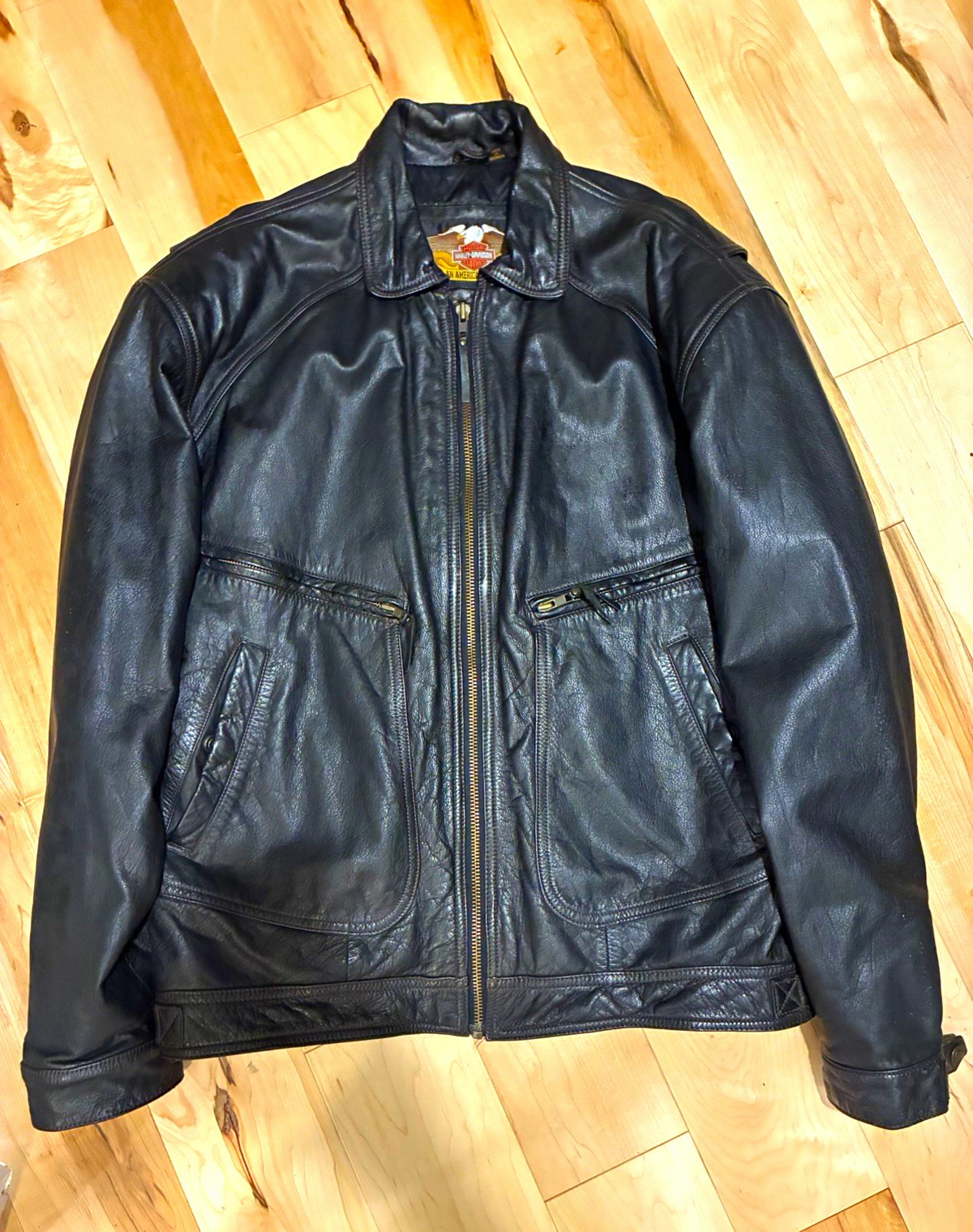Harley-Davidson An American Legend Leather Jacket w/ Quilted Lining, Size L