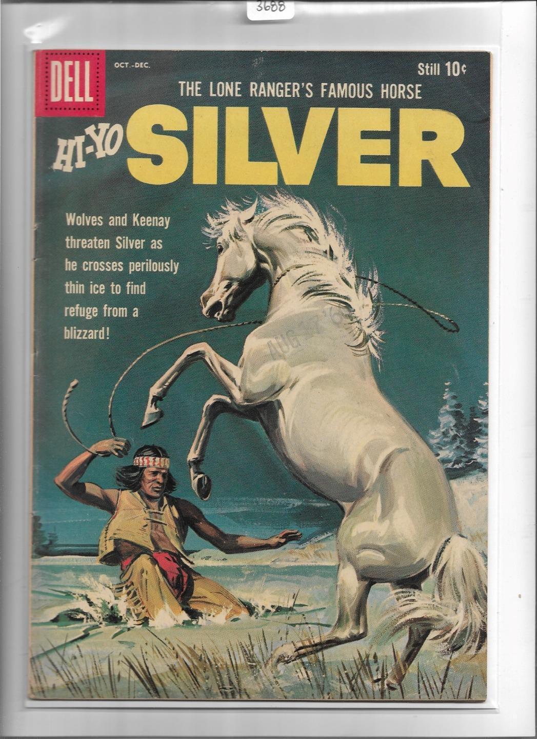 THE LONE RANGER\'S FAMOUS HORSE HI-YO SILVER #36 1960 FINE 6.0 3688