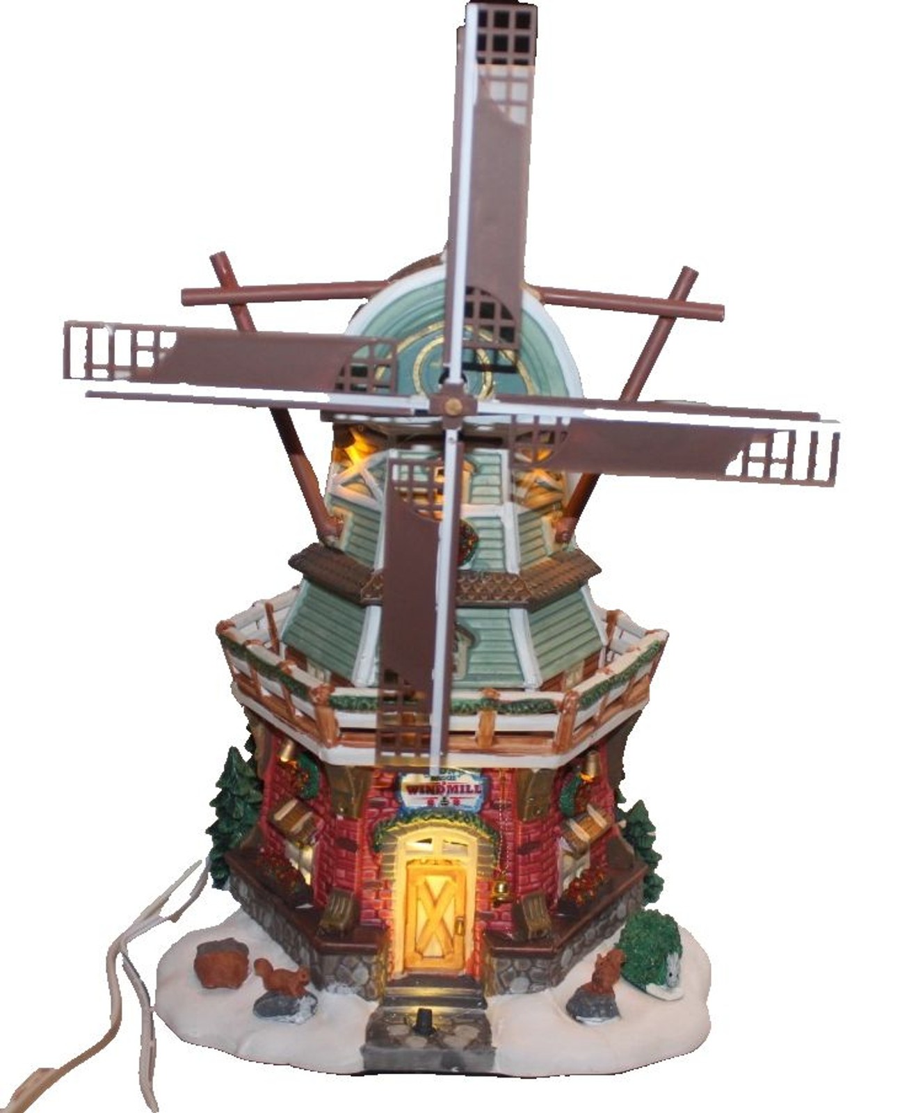 Lemax Stony Brook Windmill Tested Works Great In Original Box