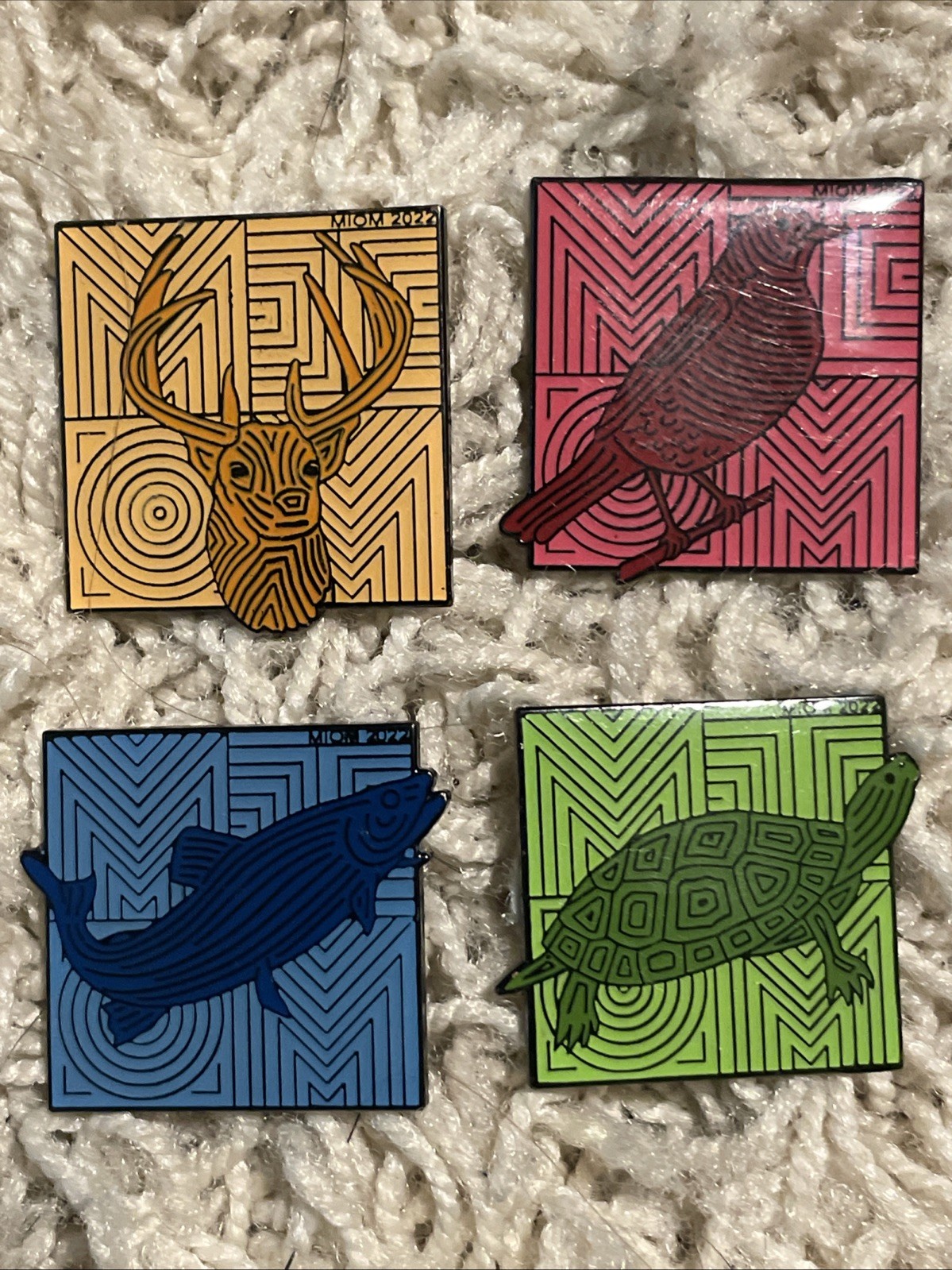 Om Pin Set Of 4 Animal Pins From 2022 Michigan ODDYSSEY Of The Mind 4 Cool Pins Om Pin Set Of 4 Animal Pins From 2022 Michigan ODDYSSEY Of The Mind 4 Cool Pins
