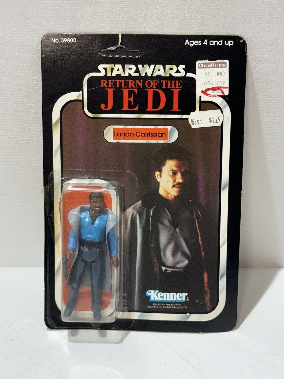 Star Wars: Return Of The Jedi Lando Calrissian 1983 Kenner 77 Back Sealed J1 NEW