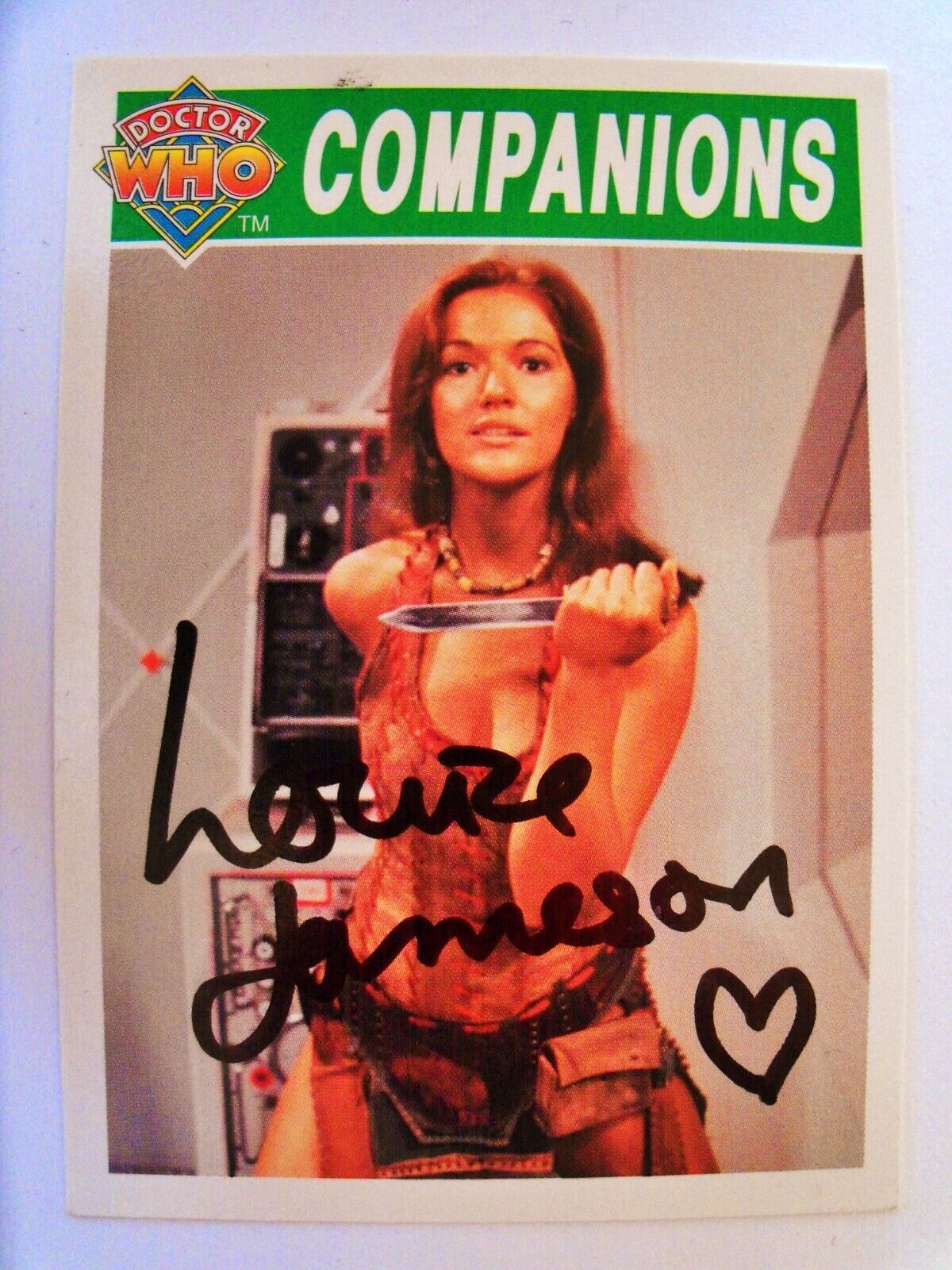 LOUISE JAMESON 1994 Doctor Who (Leela) Signed Autographed Card #80 (Vintage)