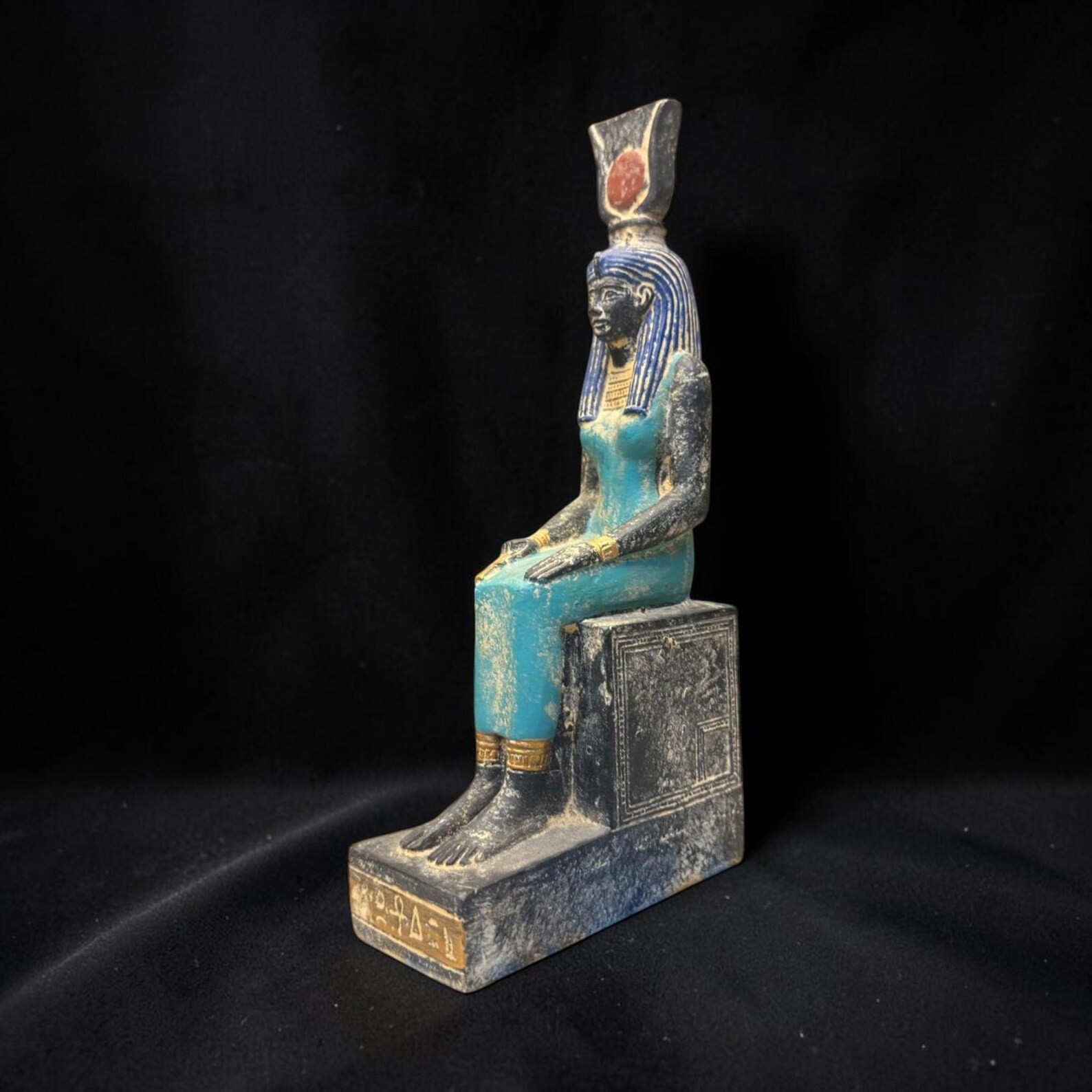 Egyptian Artifacts Rare Authentic Pharaonic Statue Egyptian Goddess Hathor BC Egyptian Artifacts Rare Authentic Pharaonic Statue Egyptian Goddess Hathor BC