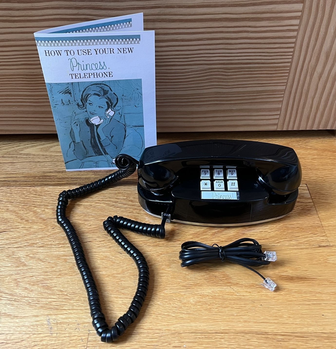 Black Magic Princess Phone by Western Electric, Touch-Tone, Rare & Stunning Black Magic Princess Phone by Western Electric, Touch-Tone, Rare & Stunning