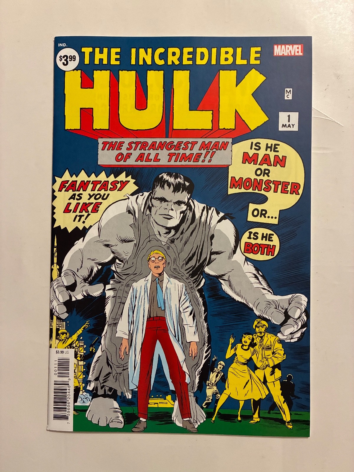 Incredible Hulk #1 (2023) Facsimile Ed. | 1st Hulk Appearance | BRAND NEW NM/NM+ Incredible Hulk #1 (2023) Facsimile Ed. | 1st Hulk Appearance | BRAND NEW NM/NM+