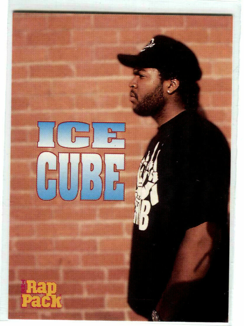 1991 Premier Cards The Rap Pack Ice Cube Card #47 Rookie Card (PACK FRESH SHARP)