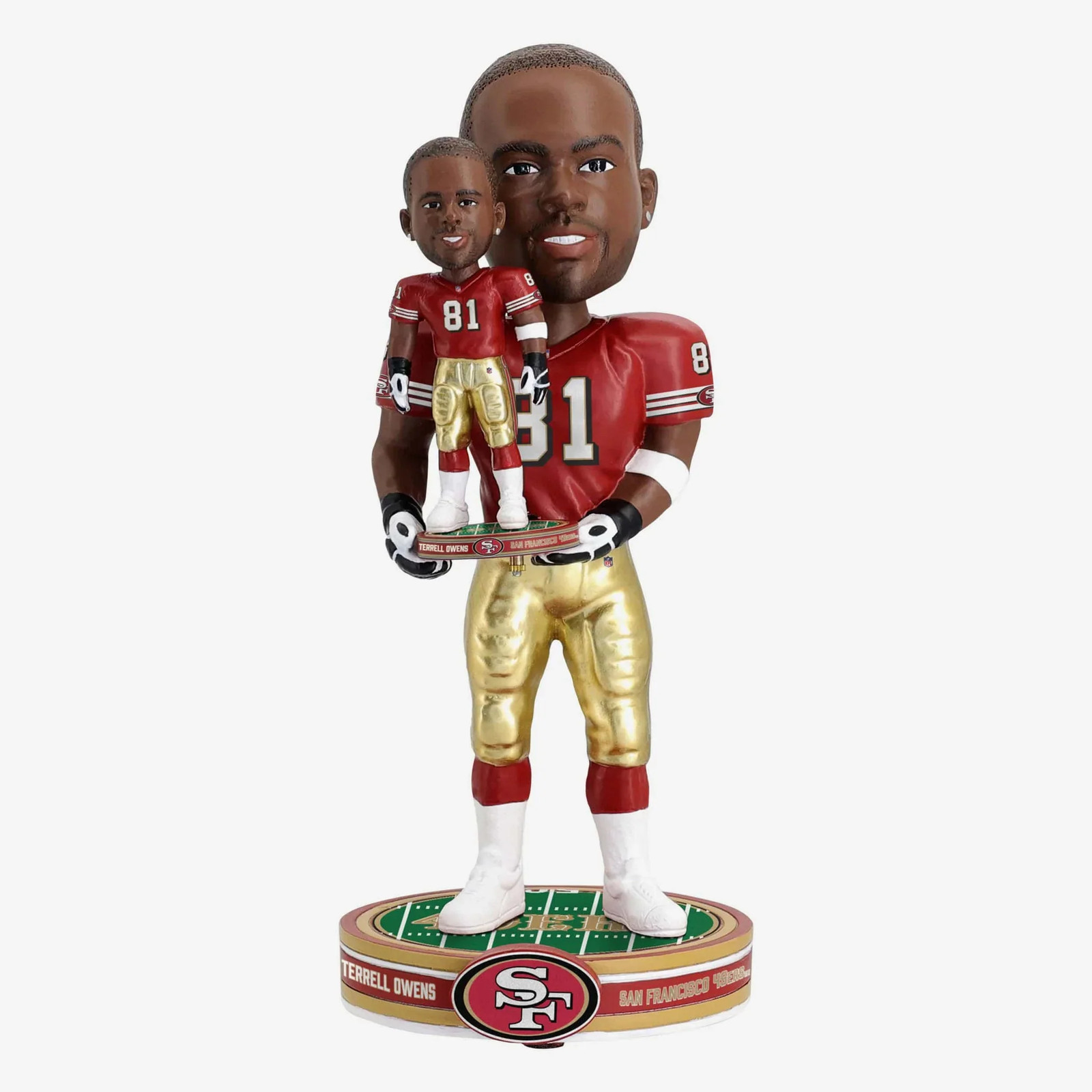 Terrell Owens San Francisco 49ers Bobble Dubblz Bobblehead NFL Football Terrell Owens San Francisco 49ers Bobble Dubblz Bobblehead NFL Football