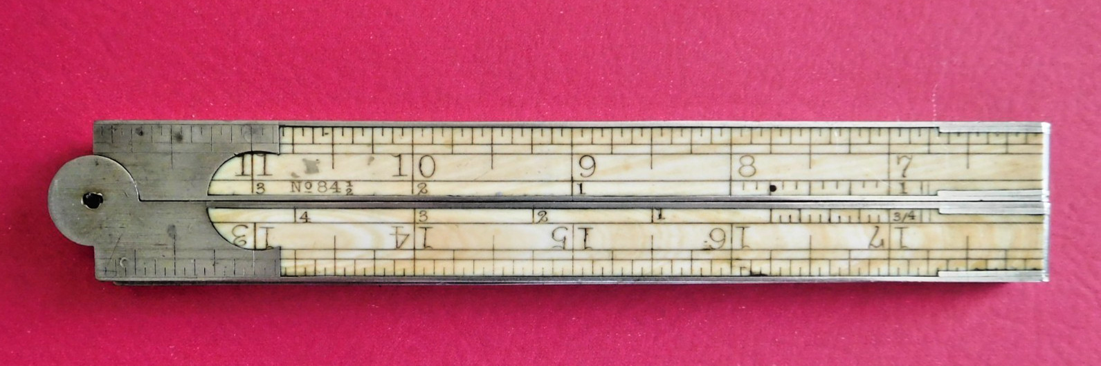 Excellent Antique L. C. Stephens & Co No 84-1/2 6" 4 Fold 2' Rule Excellent Antique L. C. Stephens & Co No 84-1/2 6" 4 Fold 2' Rule