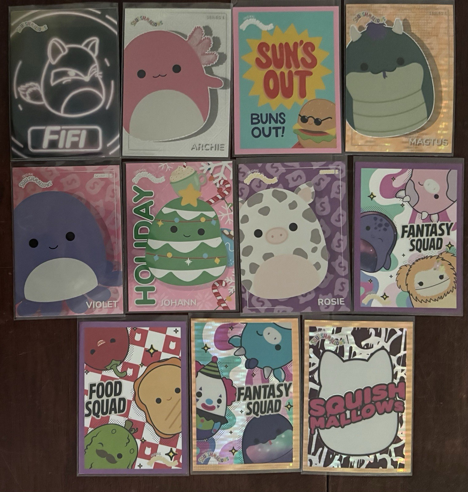2024 Panini Squishmallows 11 Card Lot All #'d/Case Hit 2024 Panini Squishmallows 11 Card Lot All #'d/Case Hit