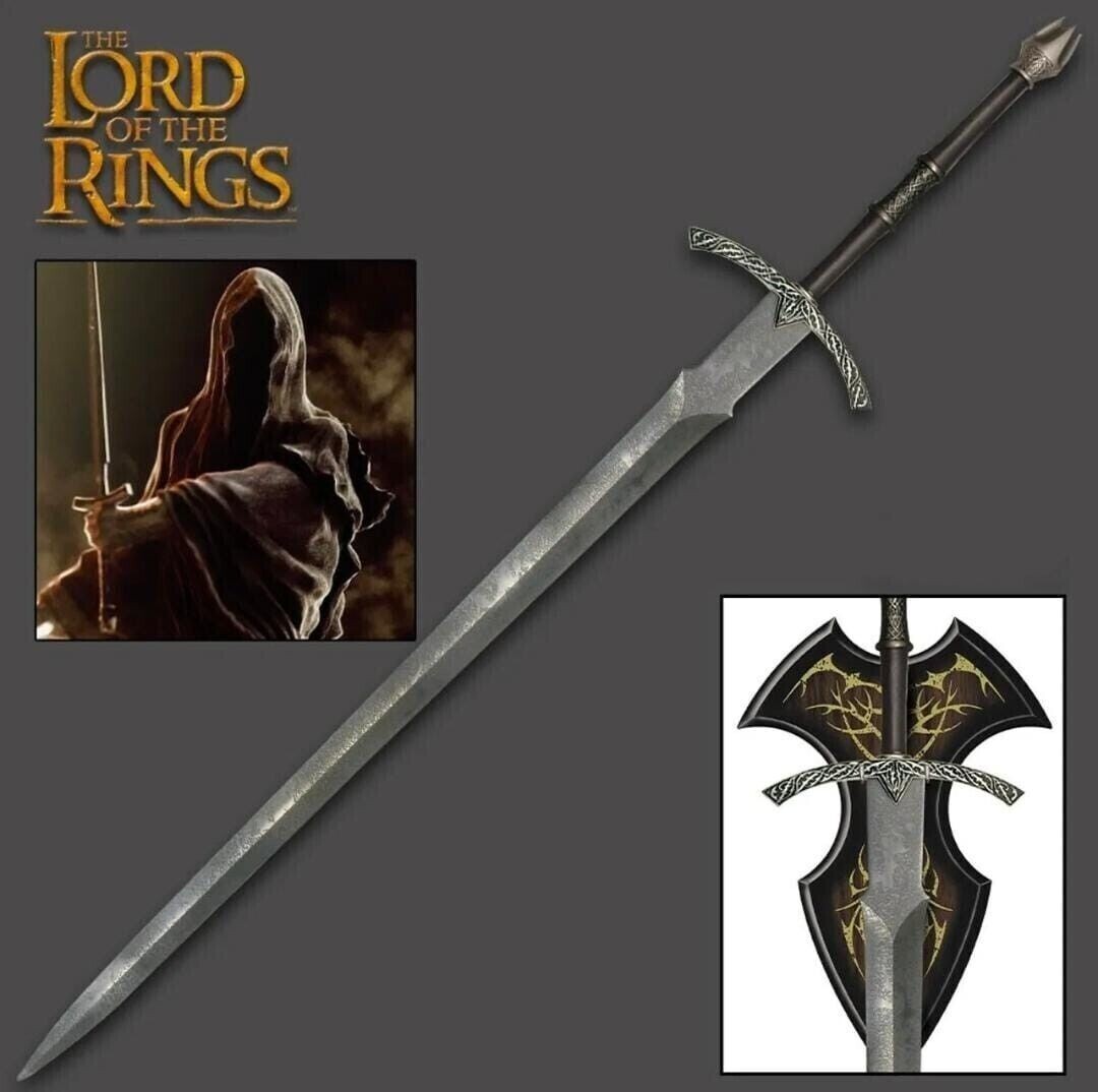 Witch King Sword Handmade | Battle Ready | LOTR Replica with Wall Mount Witch King Sword Handmade | Battle Ready | LOTR Replica with Wall Mount