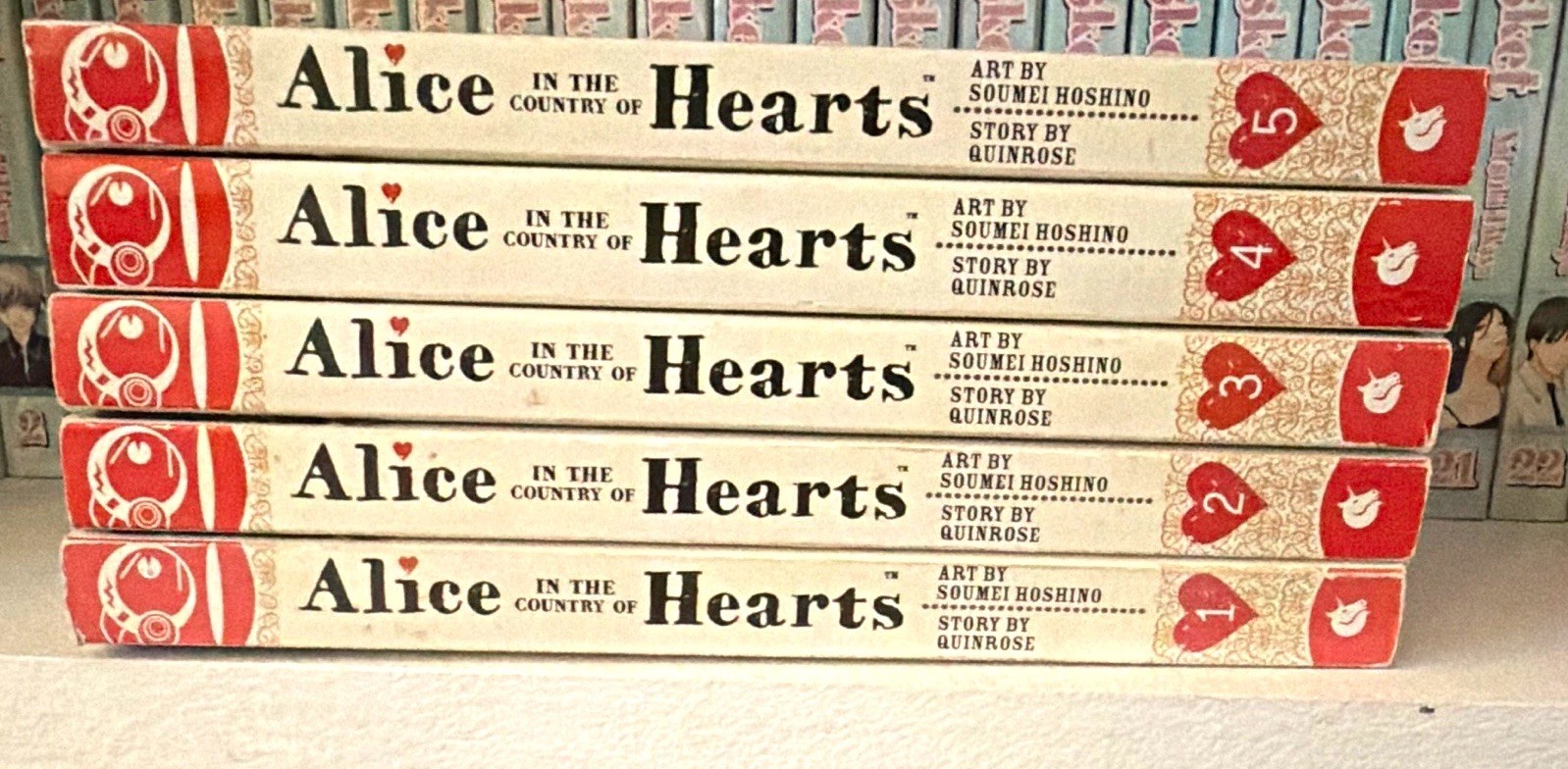 Tokyopop Alice in the Country of Hearts Manga Volumes 1-5 Tokyopop Alice in the Country of Hearts Manga Volumes 1-5