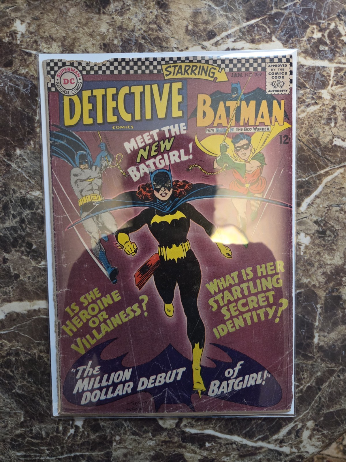 Detective Comics #359 DC Comics 1967.  Silver Age. Major Key Vintage. low grade