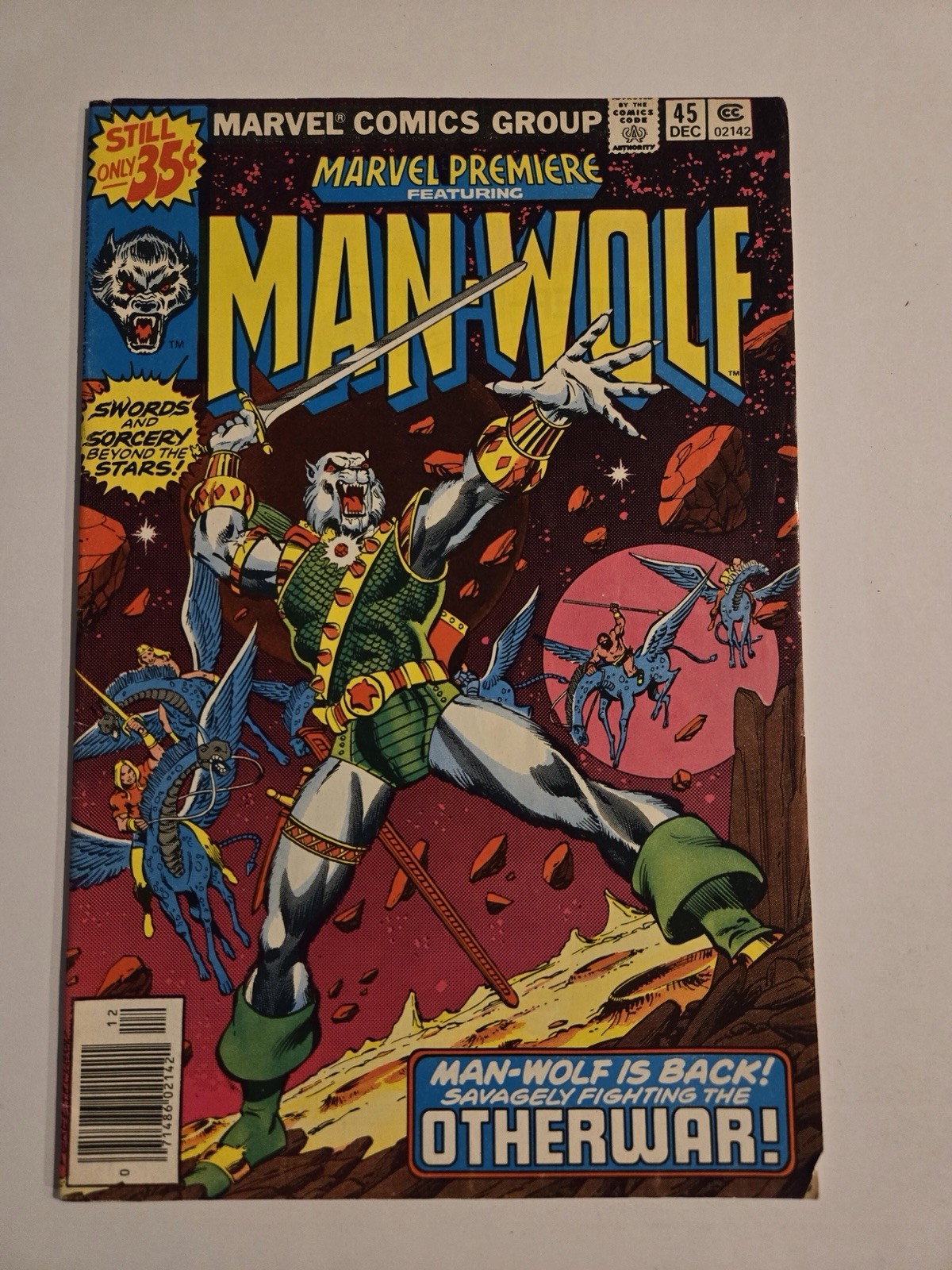 Marvel Premiere # 45 Dec. 1978 featuring The Man-Wolf Marvel Premiere # 45 Dec. 1978 featuring The Man-Wolf