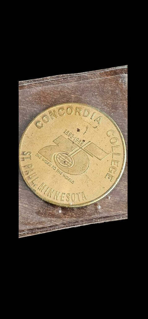 1968 Concordia College St. Paul Minnesota 75th Anniversary Token Coin