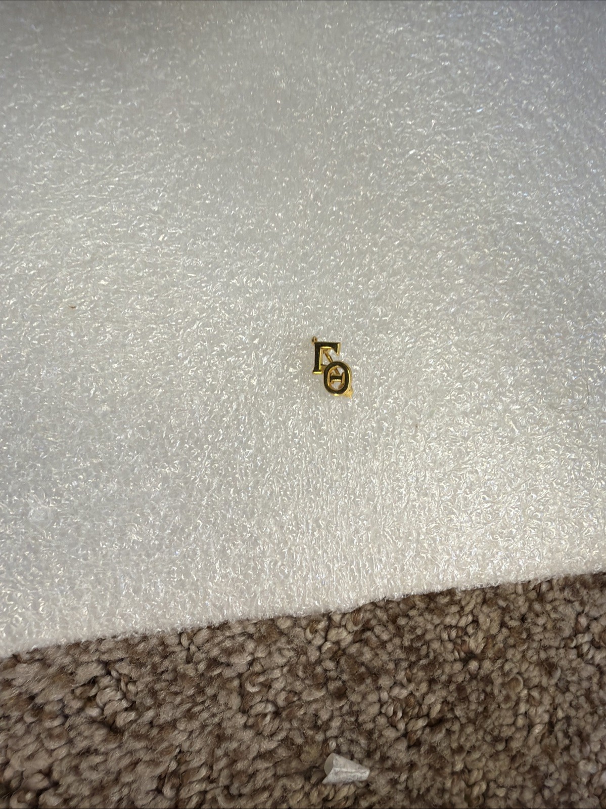 Gold Tone Gamma Theta Fraternity Or Sorority Chapter Guard Pin - No Chain Gold Tone Gamma Theta Fraternity Or Sorority Chapter Guard Pin - No Chain