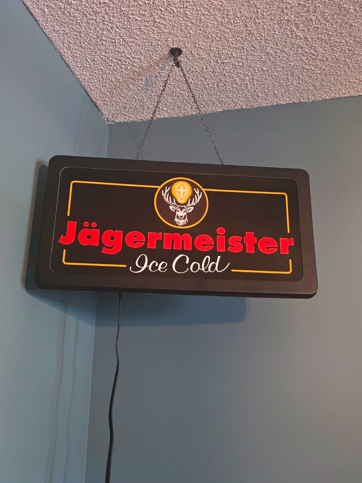 Vintage 1999 Jägermeister Lighted Bar Sign Vision-Lite Carolina Display Man Cave Vintage 1999 Jägermeister Lighted Bar Sign Vision-Lite Carolina Display Man Cave