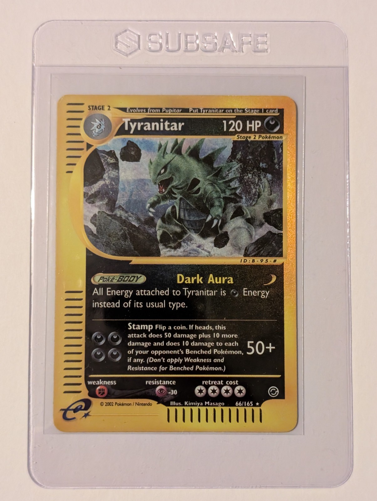 Pokémon TCG Tyranitar Reverse Holo Card 66/165 - Excellent Pokémon TCG Tyranitar Reverse Holo Card 66/165 - Excellent