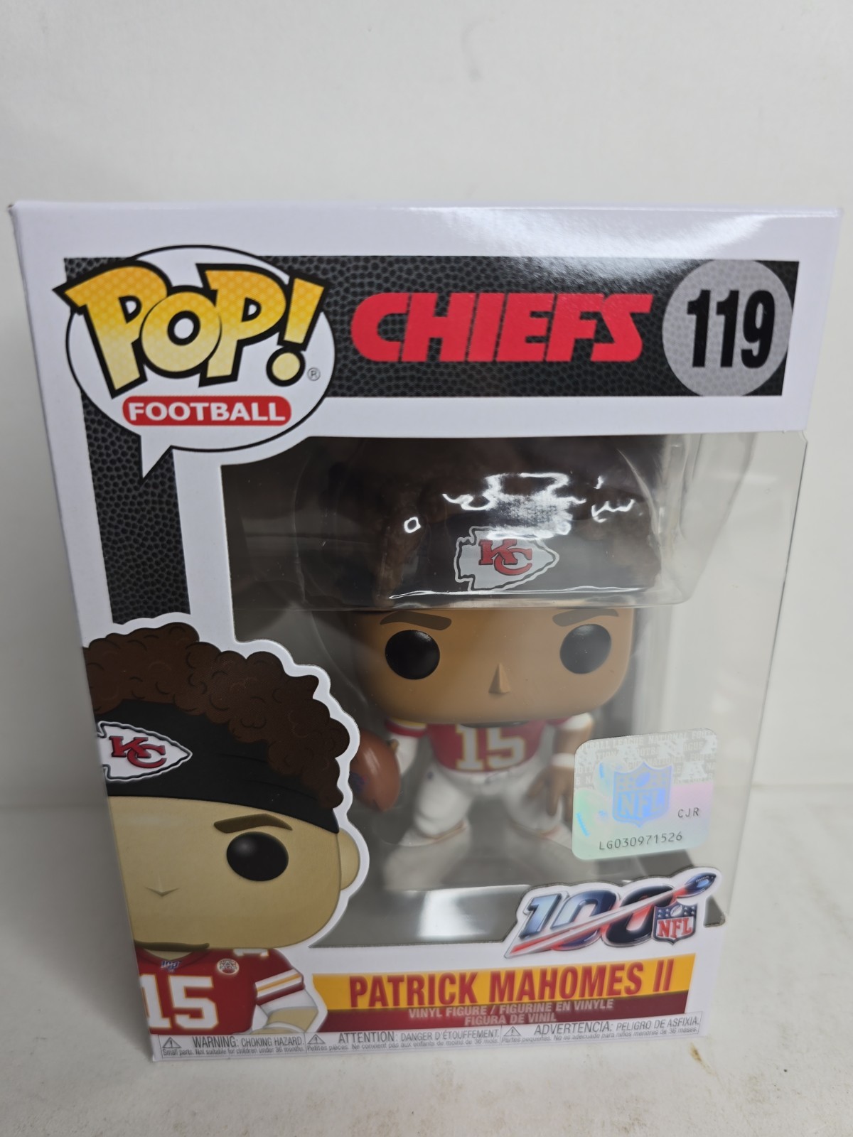Funko Pop Patrick Mahomes II #119 Kansas City Chiefs, Home Jersey, Football NFL Funko Pop Patrick Mahomes II #119 Kansas City Chiefs, Home Jersey, Football NFL
