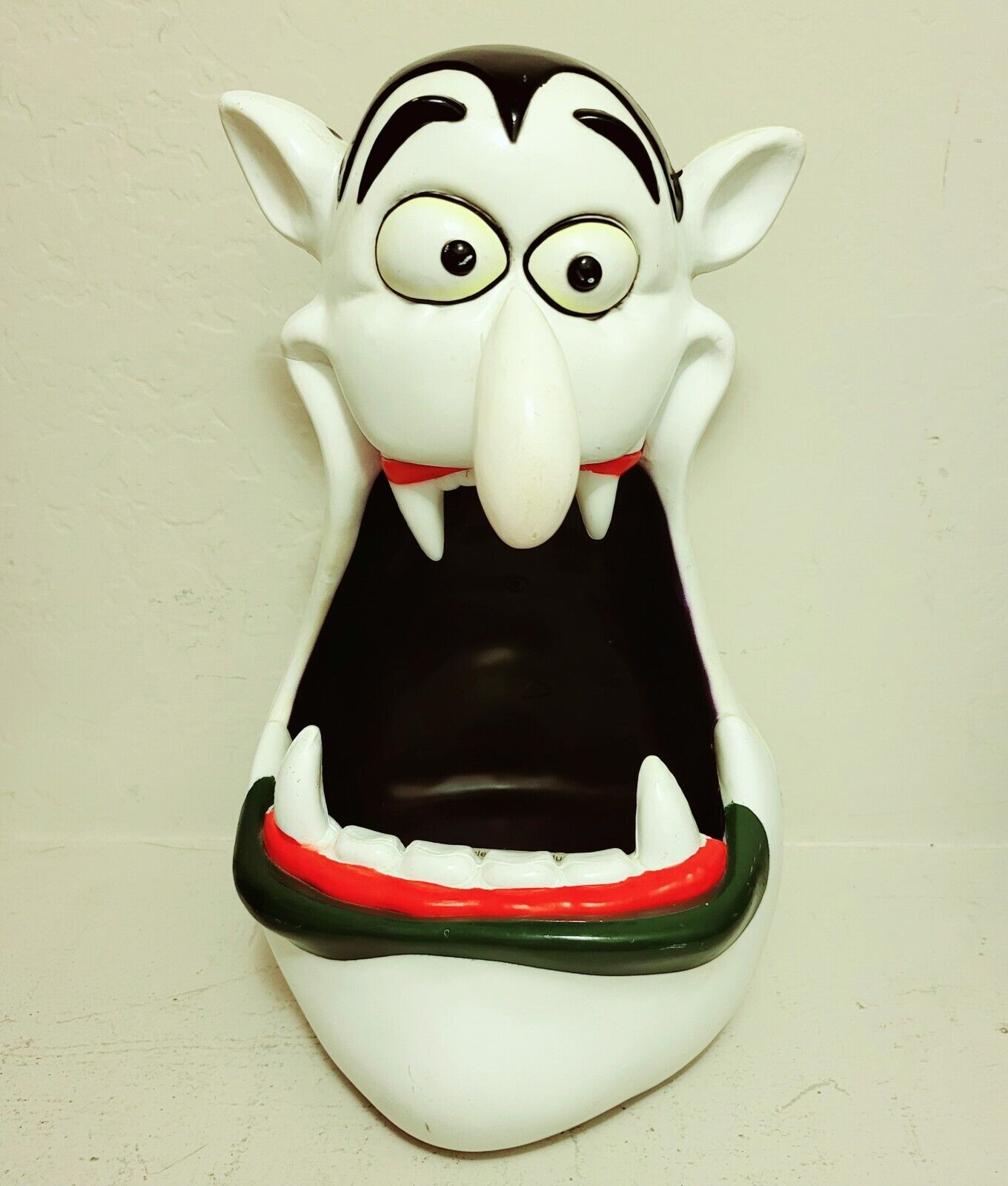 Vtg Gemmy Big Mouth Candy Bowl VAMPIRE PROTOTYPE? Talks 2002 EXTREMELY RARE 