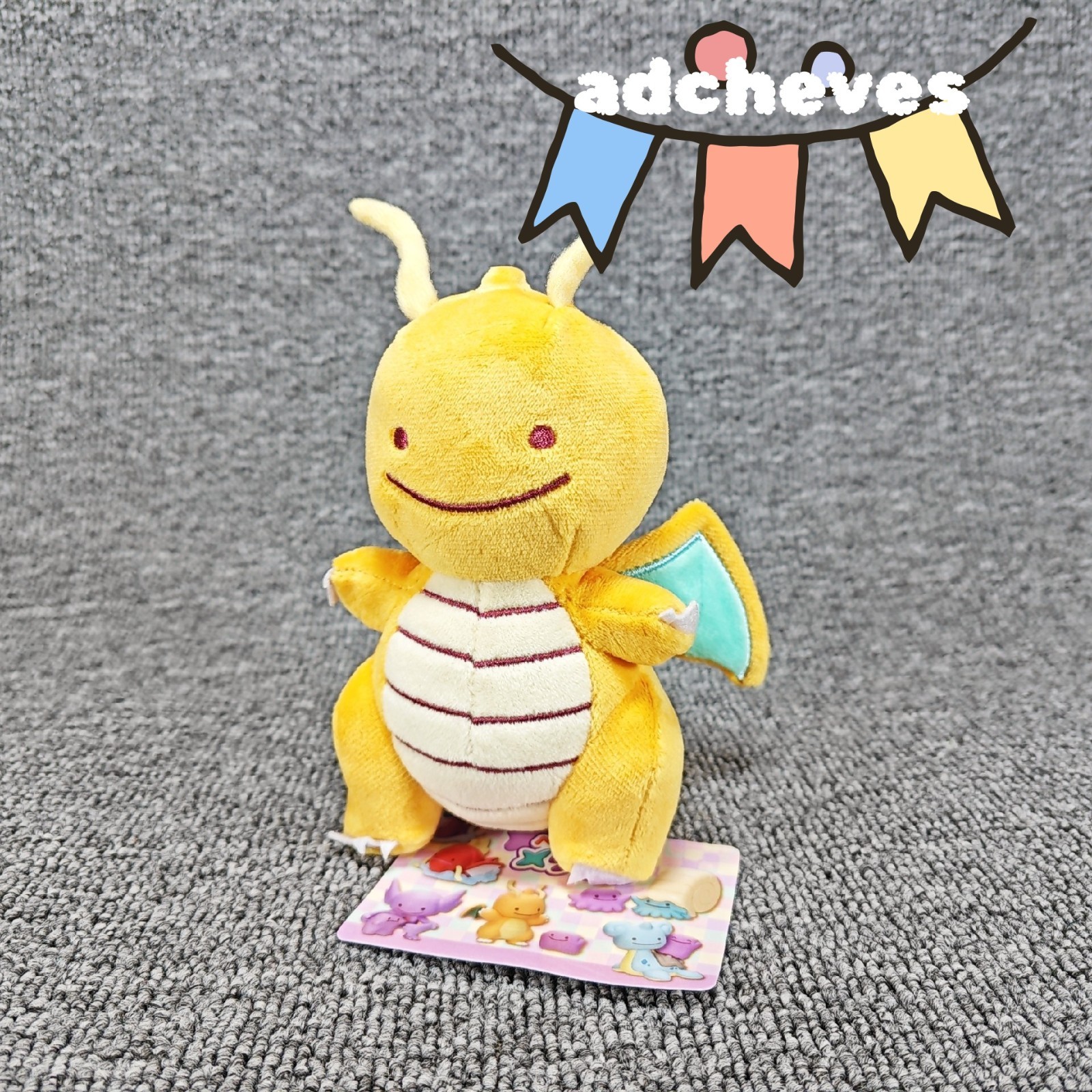 Pokemon Ditto Cosplay Dragonite 6in Collectible Soft Plush Toy Tag Pokemon Ditto Cosplay Dragonite 6in Collectible Soft Plush Toy Tag